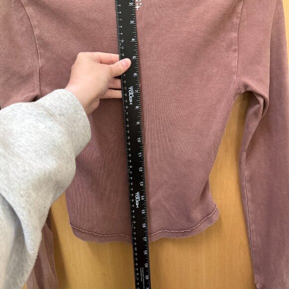 Free People Movement Mauve Ribbed Long Sleeve XS/S - Picture 5 of 5